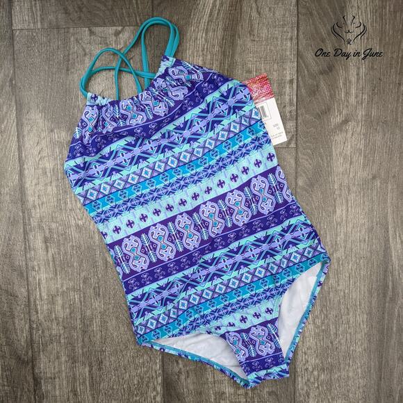 Kanu Surf Jasmine Beach One Piece Swimsuit Size 12 - Picture 2 of 3